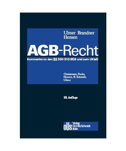Agb recht kommentar - -, §§