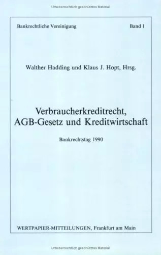 Verbraucherkreditrecht