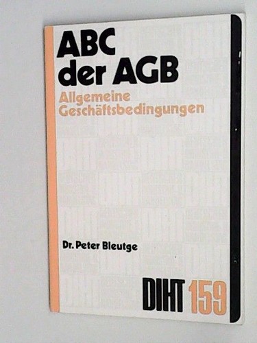 Abc der agb allgemeine - agb,