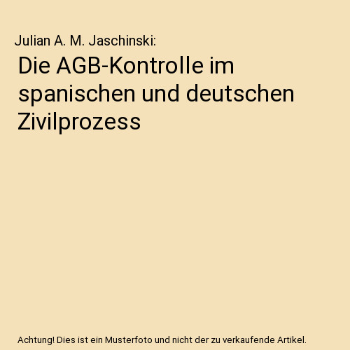 Die agb kontrolle - die, im