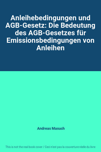 Anleihebedingungen und