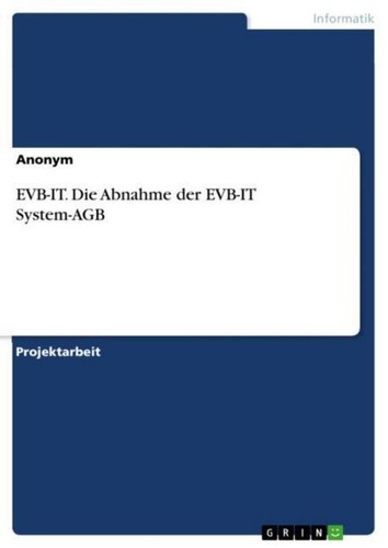 Evb die abnahme der - abnahme, evb-it