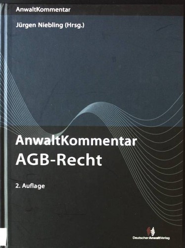Agb recht anwaltkommentar - agb-recht.,