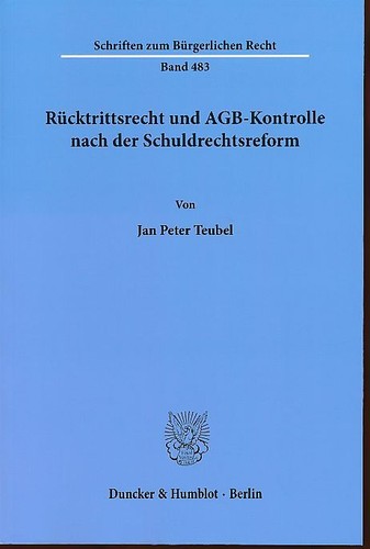 Rücktrittsrecht und
