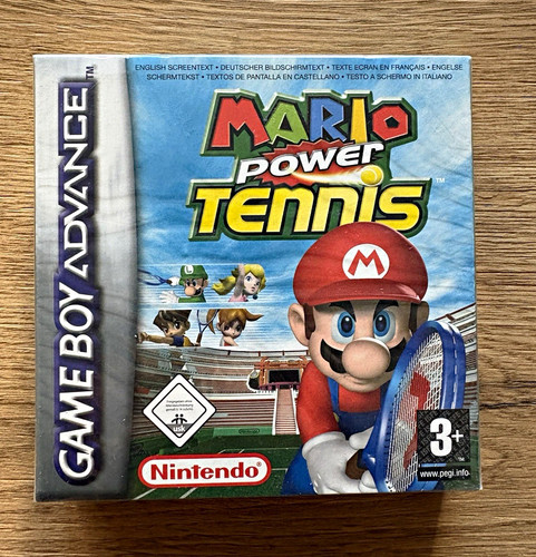Mario power tennis game - power, boy